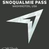 Snoqualmie Pass Topographic Ski Map